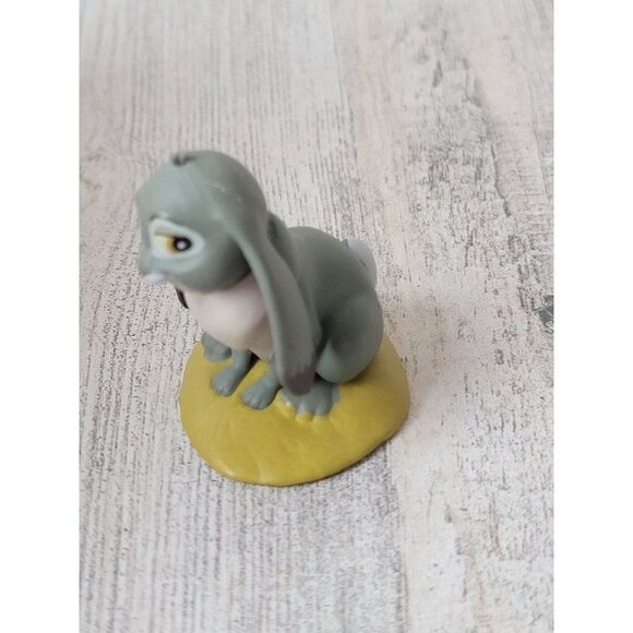 Mini Disney gray white rabbit forest animal toy figure - Picture 3 of 6
